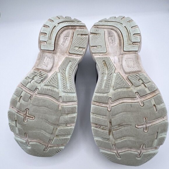 Brooks Women’s Ghost 15 Sneakers Size 8.5 B Peacoat White Running Shoes Navy - Picture 7 of 7